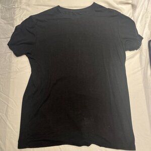 ESNTLS Black Bamboo Tee Size M